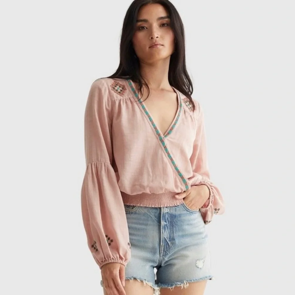 Lucky Brand Beaded Top - Picture 3 of 14